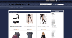 Desktop Screenshot of cm-reisebuero.de